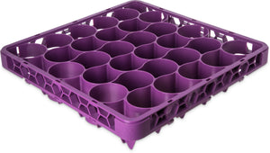 Extensión larga OptiClean NeWave para rack de vasos con 30 compartimentos lavanda