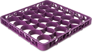 Extensión corta OptiClean NeWave para rack de vasos con 30 compartimentos lavanda