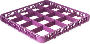 Extensión OptiClean para rack de vasos con 16 compartimentos 1.78" lavanda