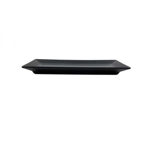 Plato de melamina negro 10 1/4" x 4" 1" profundidad
