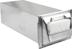 Dispensador de servilletas empotrable acero inoxidable
