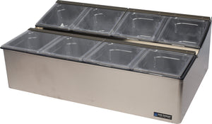 Estación EZ-Chill para Preparación de Alimentos 8 Insertos 1/6 Acero Inoxidable