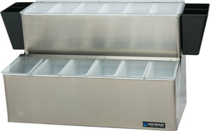 Centro Refrigerado EZ-Chill para Garnituras 12 Pintas Acero Inoxidable