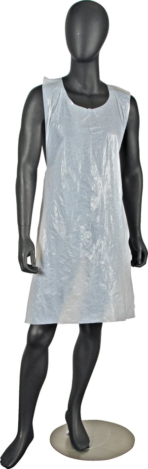 Mandil desechable transparente
