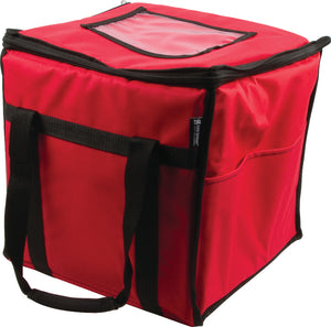 Bolsa Térmica San Jamar para Entrega de Alimentos 12" x 12" x 12" Roja