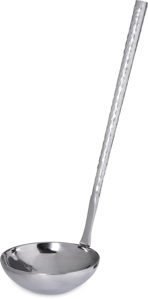 Cucharón Terra de acero inoxidable martillado 4 oz 13.5"