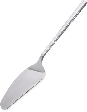 Servidor para pastel Terra de acero inoxidable martillado 11"