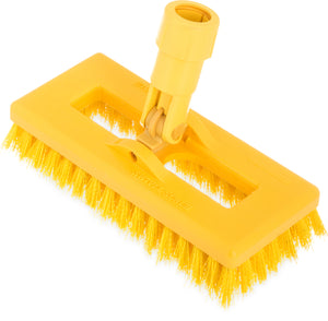 Cepillo Swivel Scrub Codificado 8" Amarillo