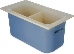 Inserto tercio dividido Coldmaster CoolCheck 3.4 qt blanco/azul