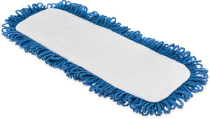 Pad de microfibra para trapeador seco 18" azul