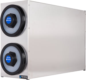 Gabinete EZ-Fit de Acero Inoxidable para Vasos 2 Niveles Cromo