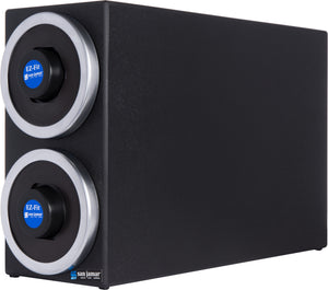 Gabinete EZ-Fit Vertical de Mostrador para Vasos 2 Ranuras Aro Metálico