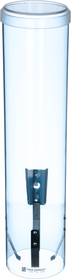 Dispensador Pull Grande para Vasos de Agua 16" Azul Transparente