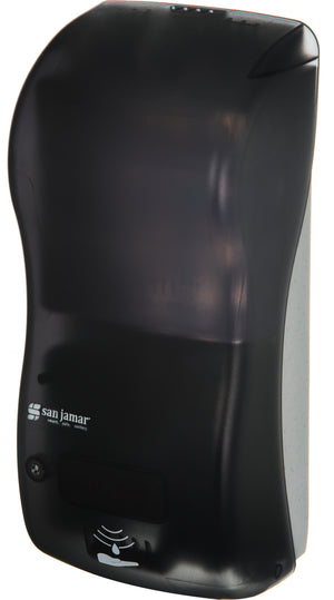 Dispensador híbrido Rely para jabón líquido y loción 900 ml negro