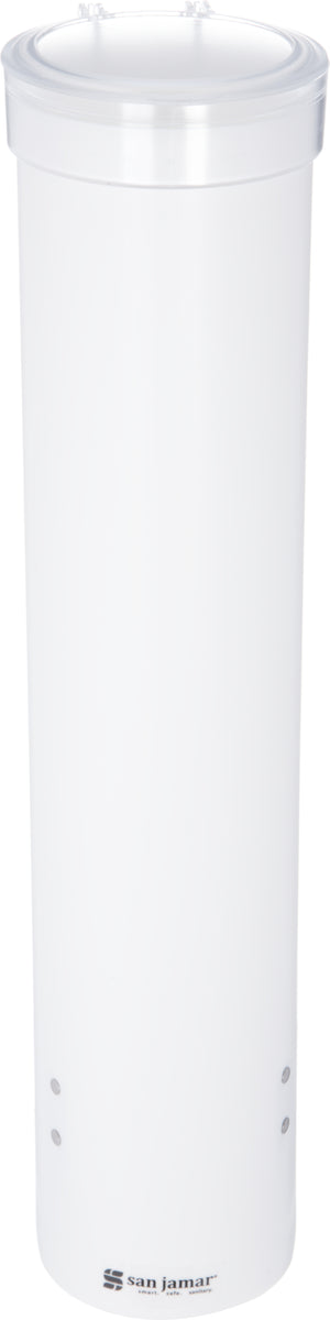 Dispensador Pull Mediano para Vasos de Agua 16" Blanco
