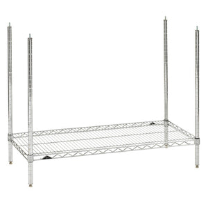 Metro HS-1842LEGKIT-S Metro2Go estación caliente Freestanding Leg Kit con Storage repisa 18.125 x 41.875 x 34.625 pulg