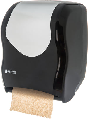 Dispensador Summit Tear-N-Dry para toalla en rollo negro/acero inoxidable