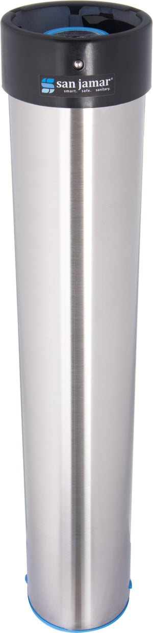 Dispensador Vertical de Superficie para Vasos 12-24 oz Acero Inoxidable