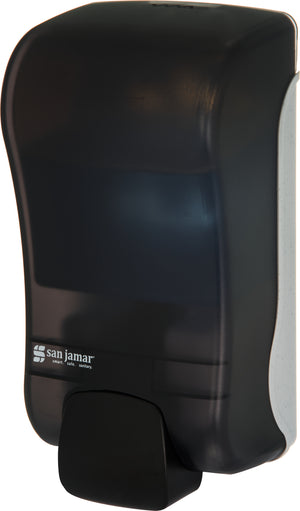 Dispensador manual Rely para jabón y sanitizante en espuma 1300 ml negro