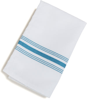 Servilleta Bistro SoftWeave rayada 18" x 22" azul Belice