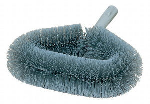 Plumero Ancho para Pared con Cerdas Suaves de PVC Gris