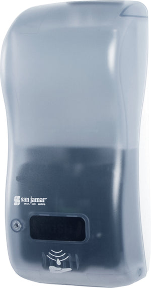 Dispensador híbrido Rely para jabón líquido y loción 900 ml azul ártico