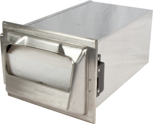 Dispensador de servilletas empotrable 12" acero inoxidable