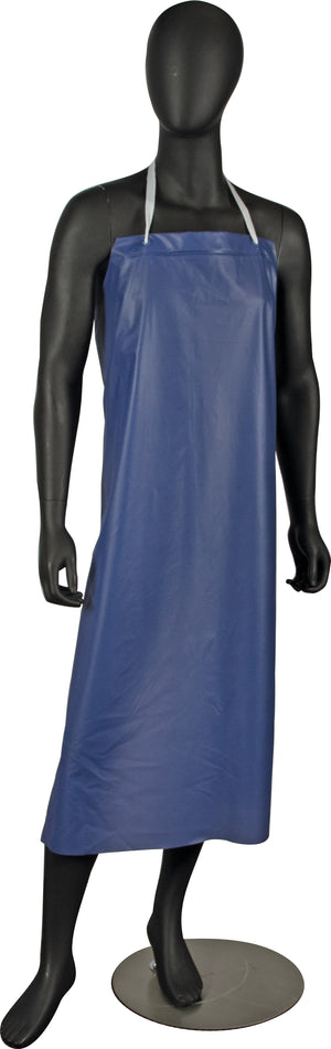 Mandil vinil azul