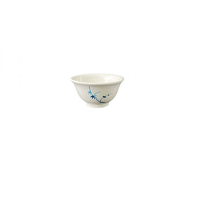 Tazón para arroz de melamina Blue Bamboo 6 oz 3 3/4"