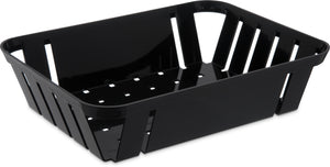 Canastilla Munchie para servicio 10.5" x 8" x 2.5" negra