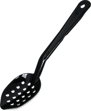 Cuchara perforada de servicio de policarbonato 11" negra