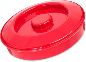 Tortillero apilable con tapa de policarbonato 7-1/4" rojo