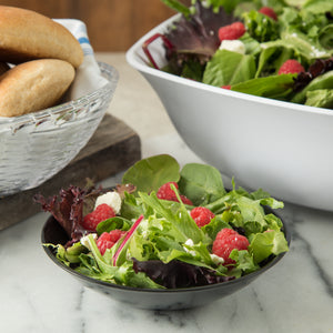 Bowl para ensalada de melamina 12 oz negro