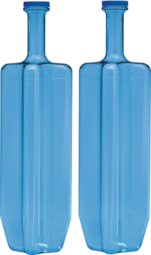 Paquete de 2 utensilios enfriadores Rapi-Kool 128 oz azul
