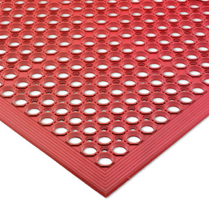 Tapete antifatiga 3' x 5' x 1/2" rojo