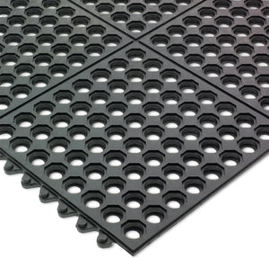 Tapete antifatiga 3' x 3' x 1/2" negro