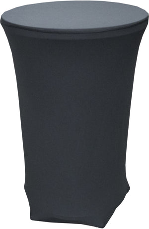 Funda Contour para mesa cocktail alta 30" x 42" negra