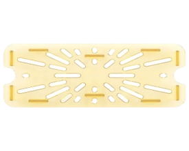 1/3 Size Amber High Heat Drain Tray