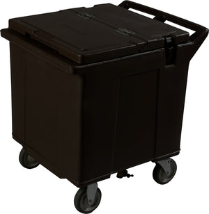 Carro Cateraide para hielo 125 lb con 4 ruedas giratorias negro