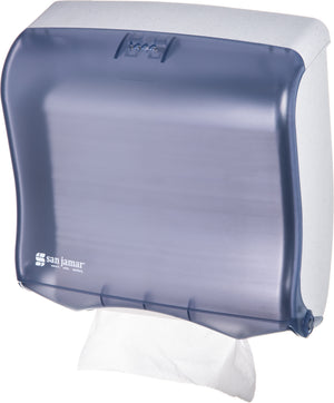 Dispensador Ultrafold Fusion para toallas dobladas azul ártico