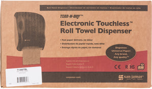 Dispensador Classic Tear-N-Dry para toalla en rollo azul ártico