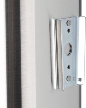 Dispensador de Pared Doble para Tapas 6-24 oz Acero Inoxidable