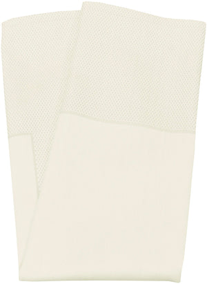 Servilleta Milan Birdseye con banda 22" x 22" crema