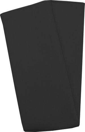 Servilleta Market Place Linens overlock 20" x 20" negra