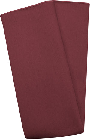 Servilleta Market Place Linens overlock 20" x 20" burdeos