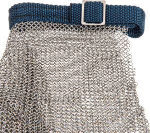 Guante resistente a cortes acero inoxidable plata