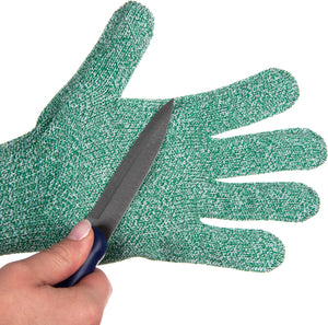 Guante resistente a cortes verde