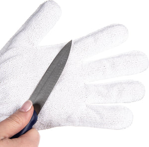 Guante resistente a cortes blanco
