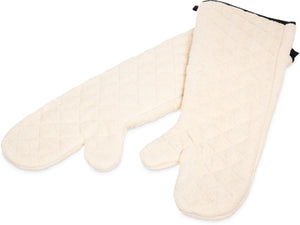 Guante térmico felpa beige