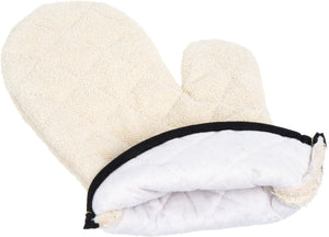 Guante térmico felpa beige